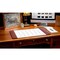 Dacasso Mocha Leather Desk Pad w/ 2022 Calendar Insert, 25.5 x 17.25 PR-3040 - alternate 2